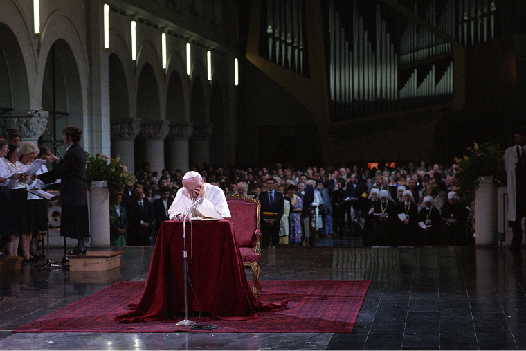 St John Paul II presiding at a liturgy